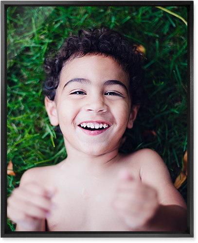 Photo Gallery Portrait Wall Art, Black, Single piece, Metal, 16x20, Glossy, Multicolor
