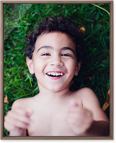 Photo Gallery Portrait Wall Art, Walnut, Single piece, Metal, 16x20, Glossy, Multicolor, multi