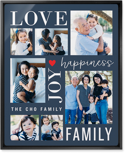 Happiness Is Wall Art, Black, Single piece, Metal, 16x20, Glossy, Gray, gray