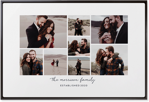 Pieces of Eight Wall Art, Black, Single piece, Metal, 20x30, Glossy, White, white