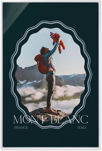 Rippled Border Wall Art, White, Single piece, Metal, 24x36, Matte, White, white