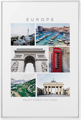 Best of Six Wall Art, White, Single piece, Metal, 24x36, Glossy, Multicolor, multi