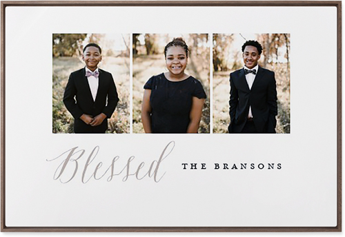 Rules of Three Wall Art, Walnut, Single piece, Metal, 24x36, Glossy, Multicolor, multi