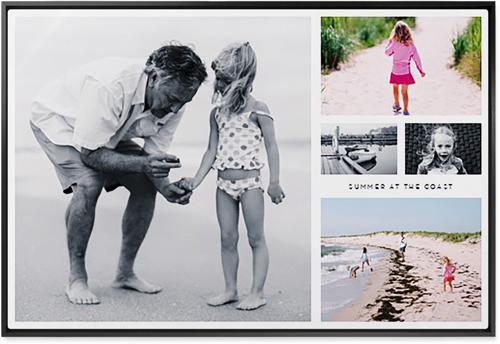 Hero Collage Landscape Wall Art, Black, Single piece, Metal, 24x36, Matte, Multicolor, multi