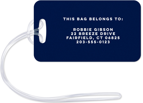 USA Outline Luggage Tag by Shutterfly Shutterfly