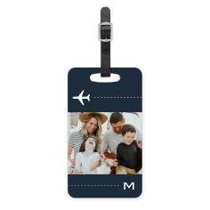 Modern Heart Mr. and Mrs. Custom Luggage Tags