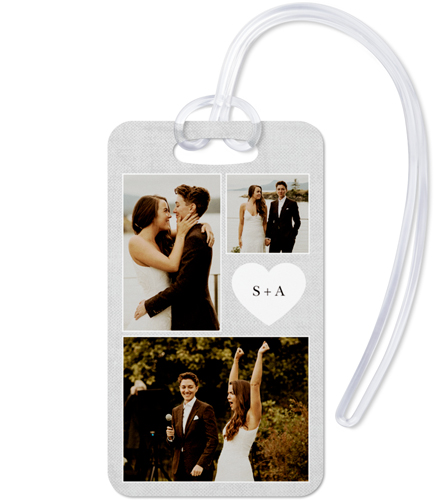 Travel Love Buddies Luggage Tag, Large, White