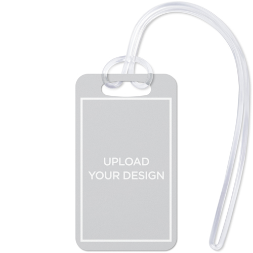 Upload Your Own Design Luggage Tag, Small, Multicolor