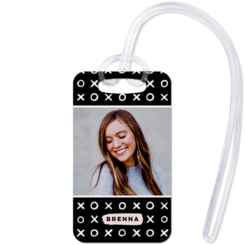 Princess XO Luggage Tag, Small, Pink
