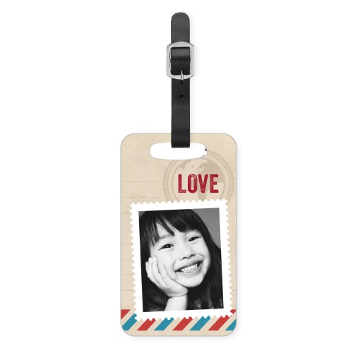 Stamped In Love Luggage Tag, Small, Multicolor