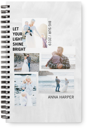 Modern Shine Bright Monthly Planner, White