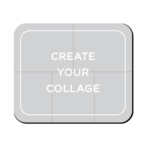 Create a Collage Mouse Pad, Rectangle, Multicolor