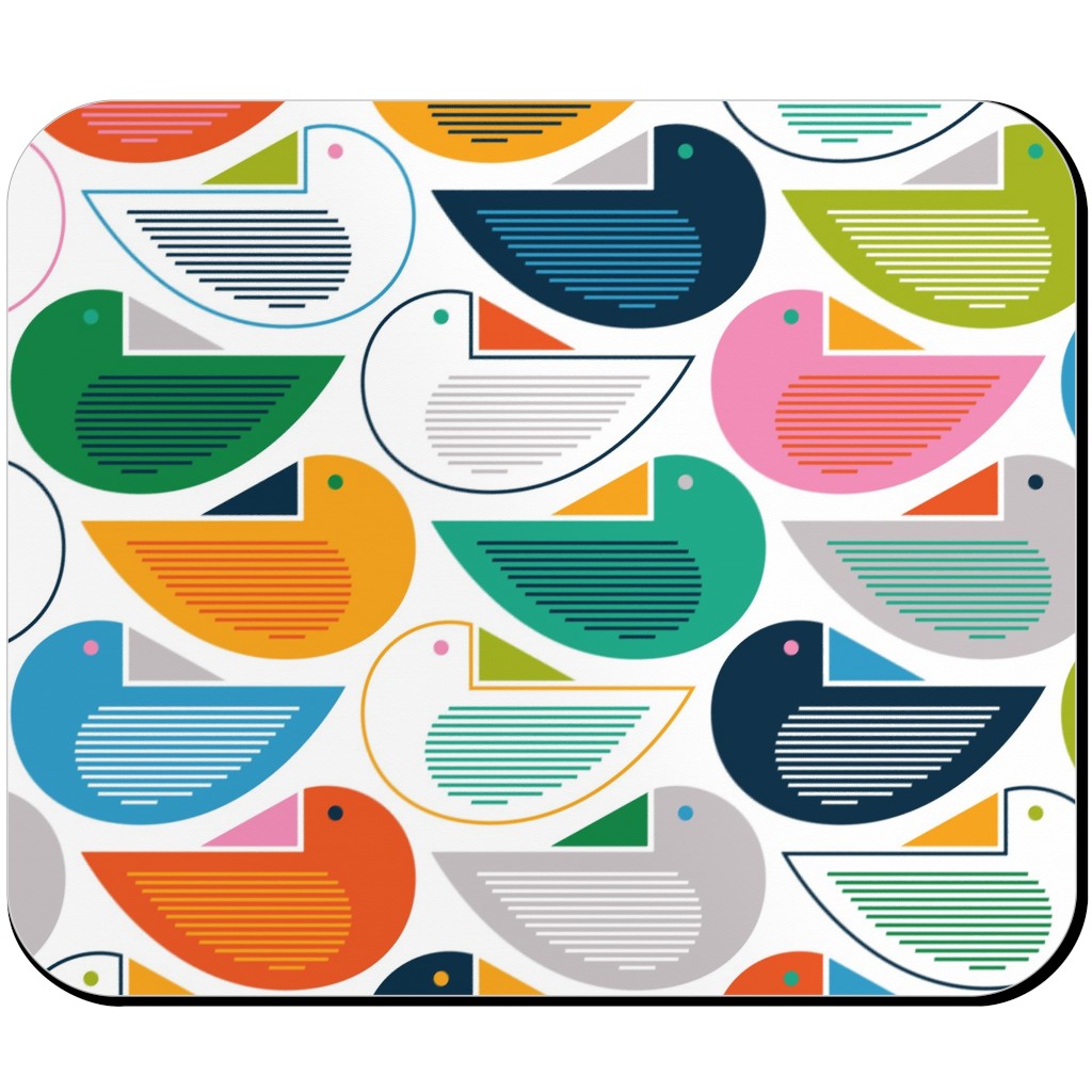 Roosting Place - Birds - Multi Mouse Pad, Rectangle, Multicolor
