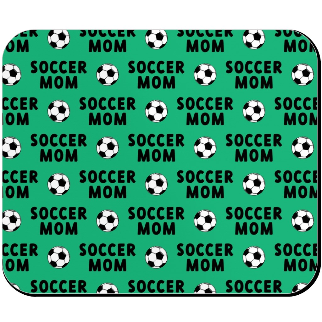 Soccer Mom - Green Mouse Pad, Rectangle Ornament, Green