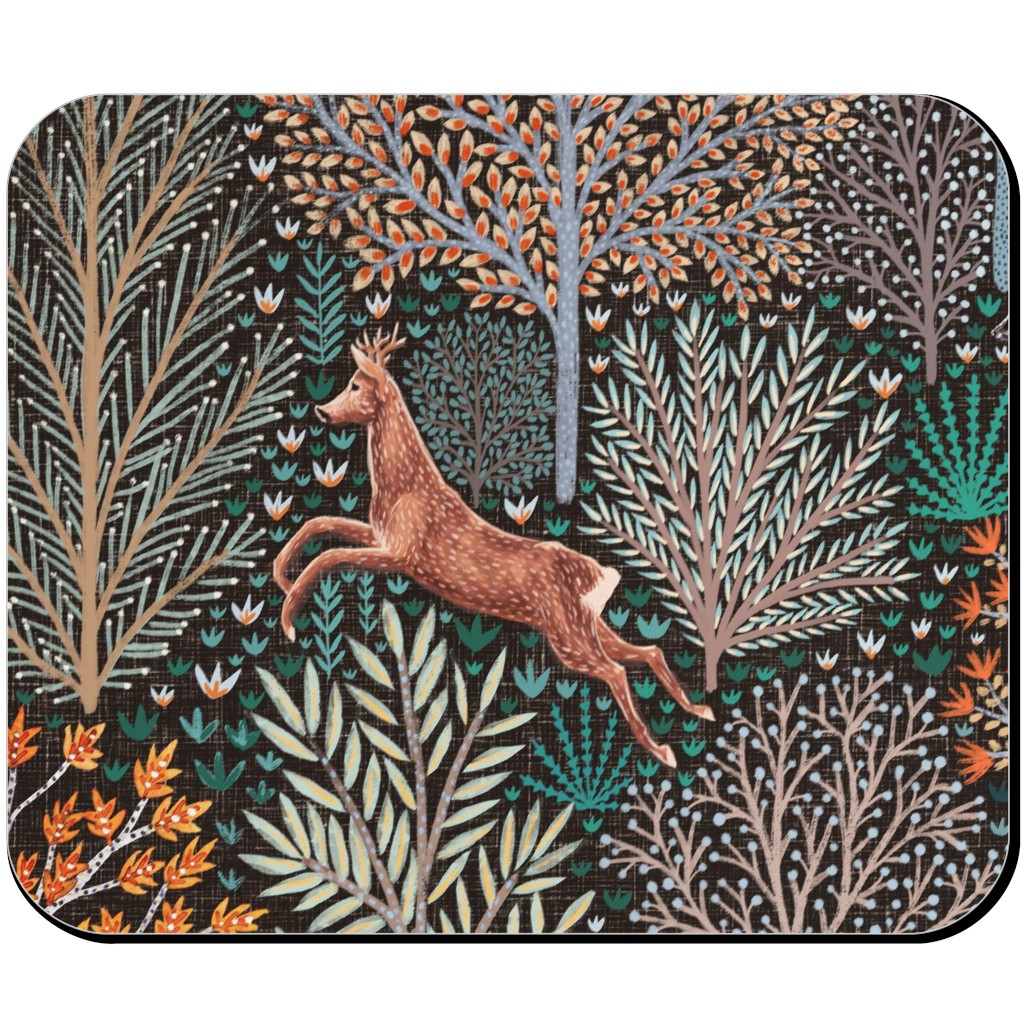 Forest Animals - Multi Mouse Pad, Rectangle, Multicolor