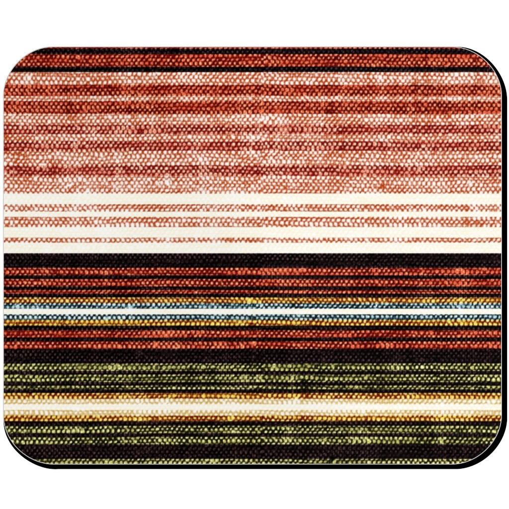 Serapte Southwest Stripes - Multi Mouse Pad, Rectangle, Multicolor