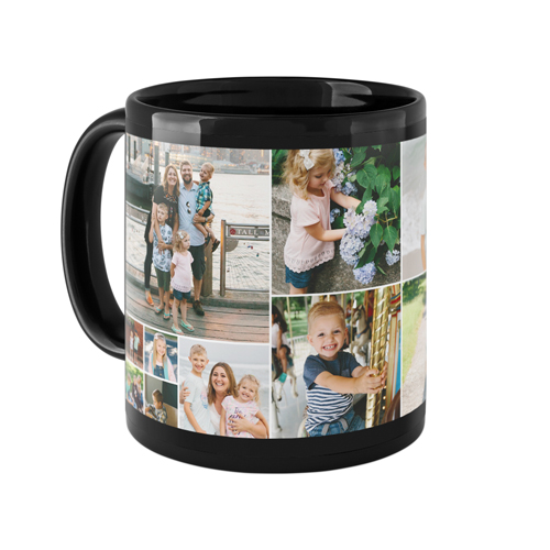 Gallery Collage Mug, Black,  , 11oz, Multicolor