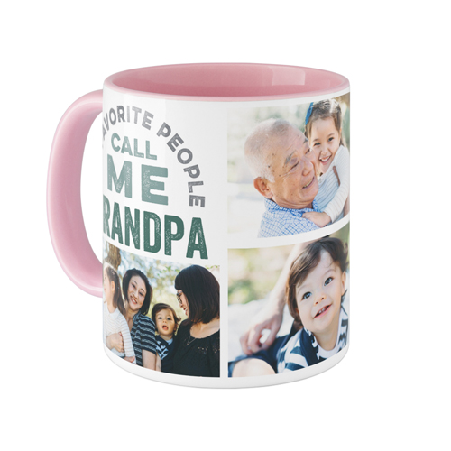 My Favorite People Arch Mug, Pink, , 11oz, Blue, lake