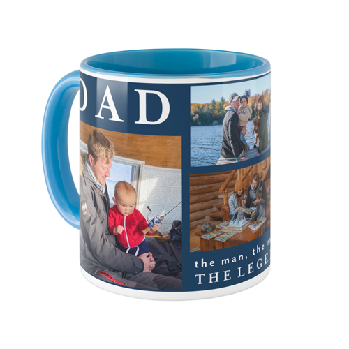 Gallery of Six Bold Mug, Light Blue, , 11oz, Multicolor, multi
