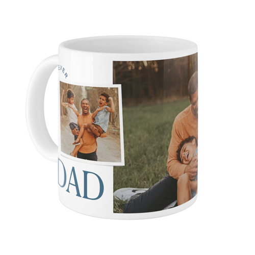 The Best Dad Ever Mug, White, , 11oz, White, white