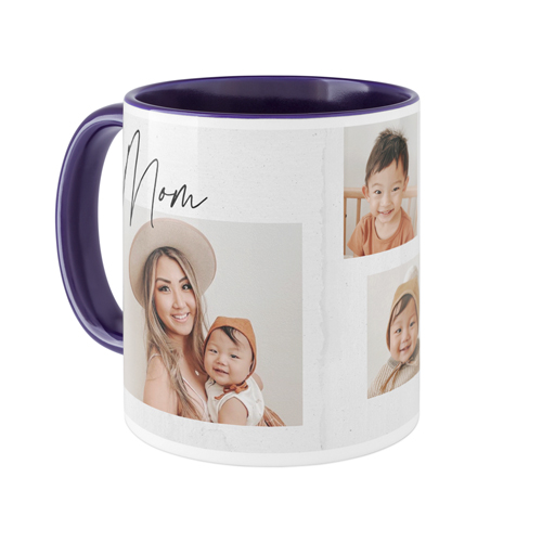 XOXO Mom Mug, Blue, , 11oz, White, white