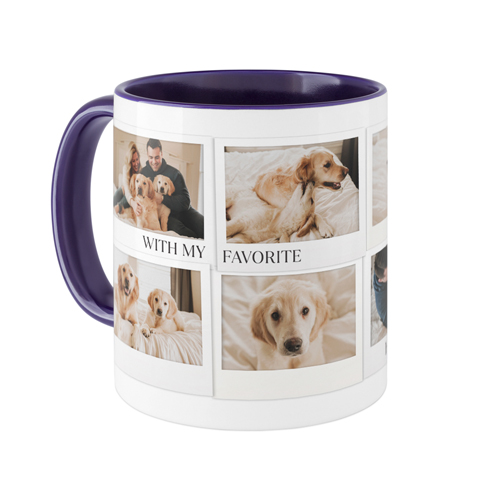 Photo Memories Mug, Blue, , 11oz, White, white