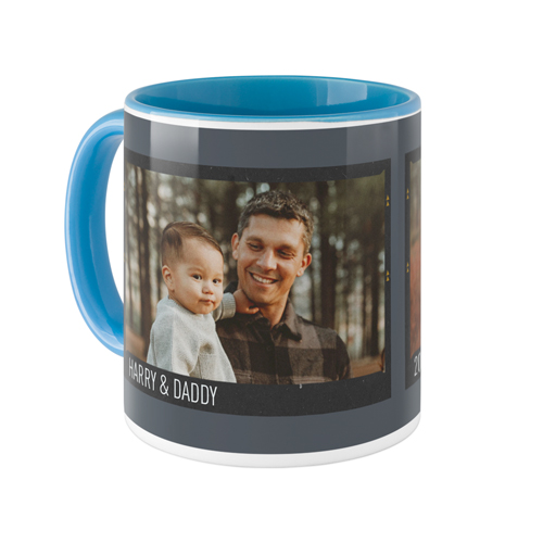 Film Frames Mug, Light Blue, , 11oz, Gray, gray