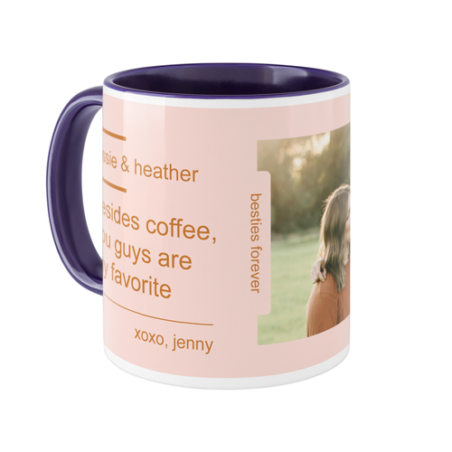 Memory Card Mug, Blue,  , 11oz, Pink