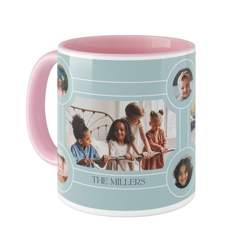 Vintage Family Tree Mug, Pink, , 11oz, Blue, oasis