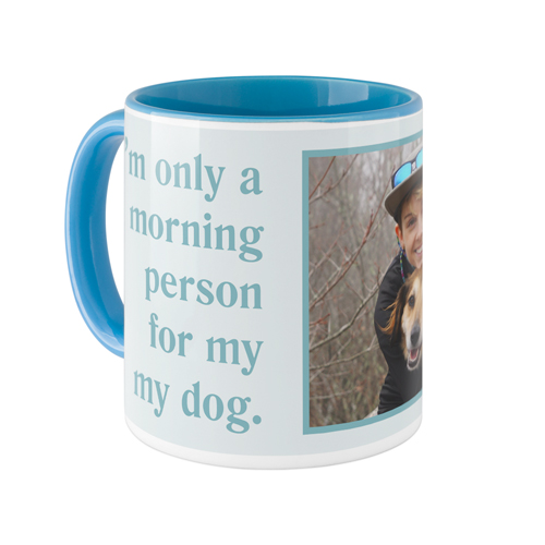 Morning Person Mug, Light Blue, , 11oz, Gray, air