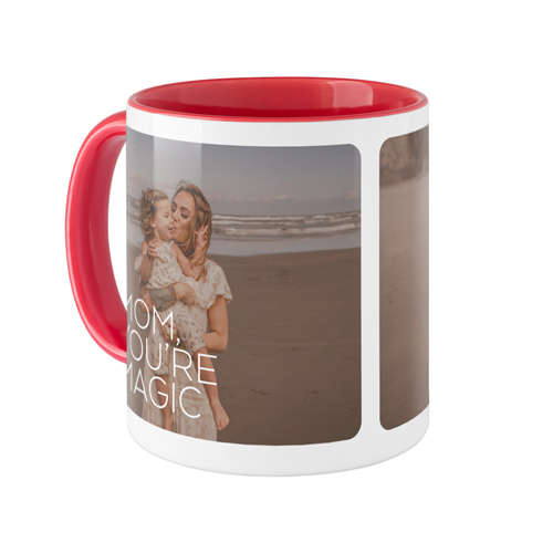 Mom Magic Mug, Red, , 11oz, White, white
