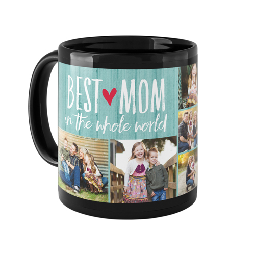 Best Mom Mug, Black,  , 11oz, Blue