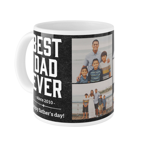 Best Dad Mug, White,  , 11oz, Black