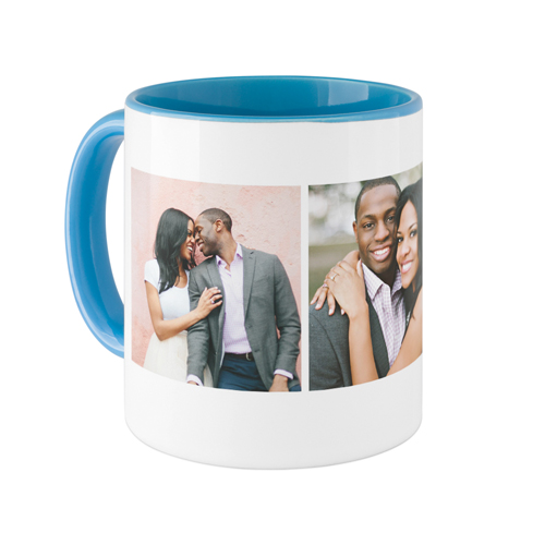 Classic Trio Mug, Light Blue,  , 11oz, White