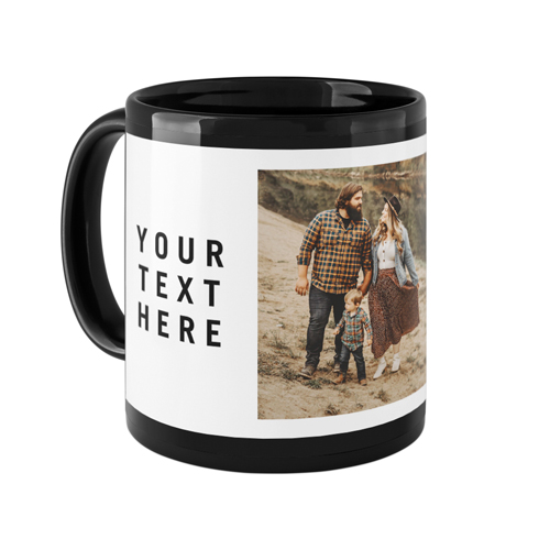 Gallery of Two Text Mug, Black, , 11oz, Multicolor, multi