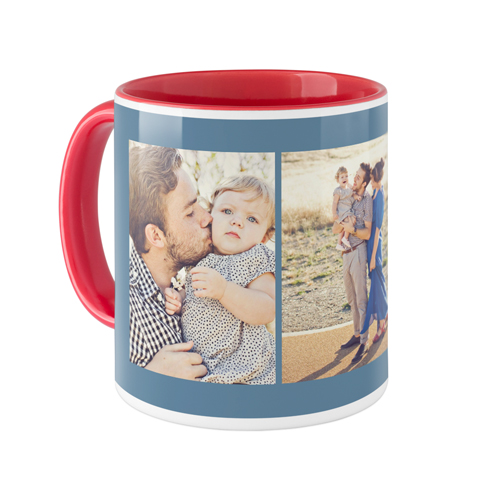 Gallery of Four Mug, Red,  , 11oz, Multicolor