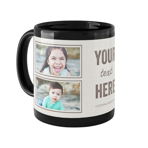 Your Own Words Mug, Black,  , 11oz, Gray