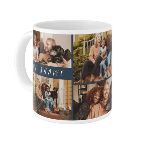 Gallery of Six Text Mug, White, , 11oz, Multicolor, multi