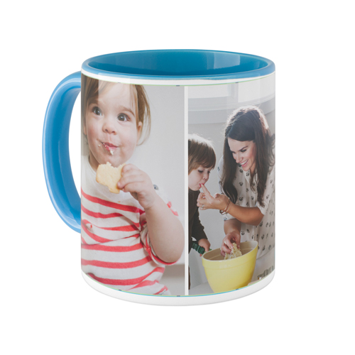 Gallery of Three Mug, Light Blue,  , 11oz, Multicolor