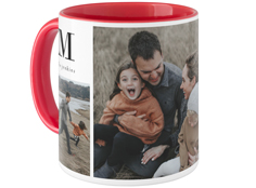 monogram family mug