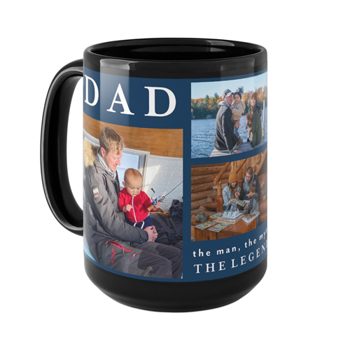 Gallery of Six Bold Mug, Black, , 15oz, Multicolor, multi