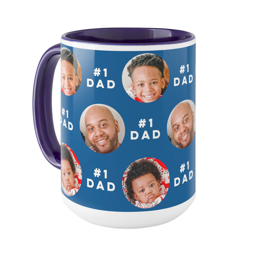 My Number One Mug, Blue, , 15oz, Blue, blue yonder