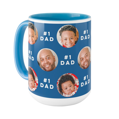 My Number One Mug, Light Blue, , 15oz, Blue, blue yonder