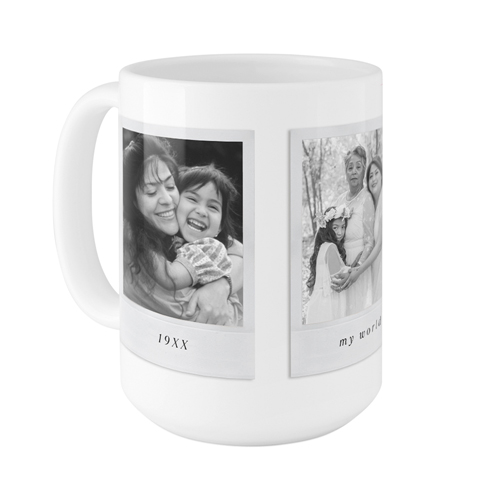 Simple Photo Frames Mug, White, , 15oz, White, white