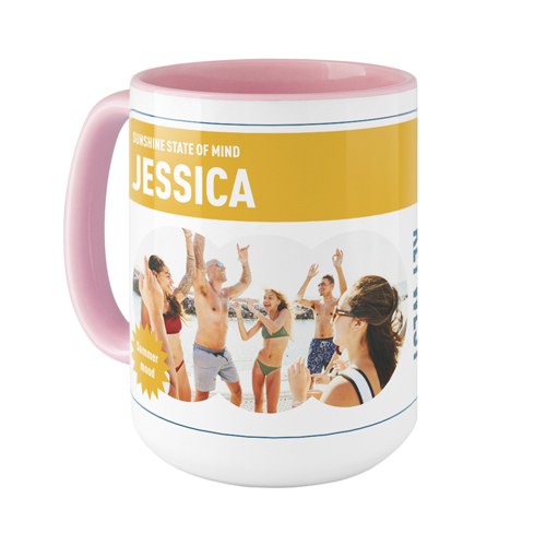 Epic Memory Mug, Pink, , 15oz, White, white