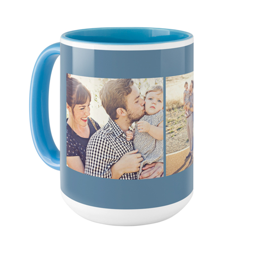 Gallery of Four Mug, Light Blue,  , 15oz, Multicolor