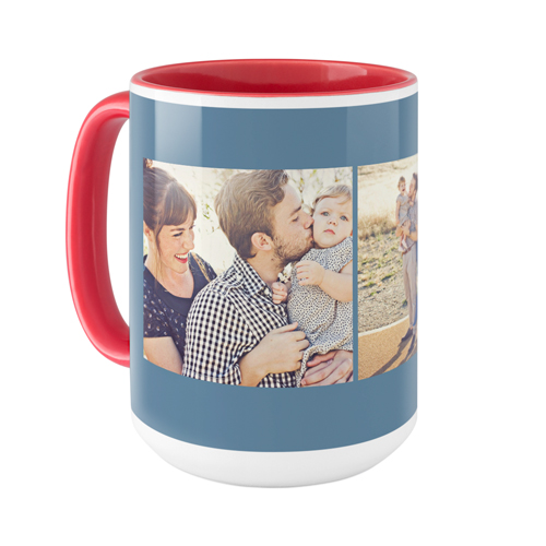 Gallery of Four Mug, Red,  , 15oz, Multicolor