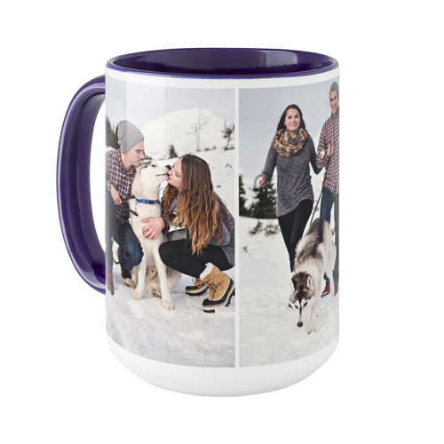 Pets Gallery of Three Mug, Blue, , 15oz, Multicolor, multi