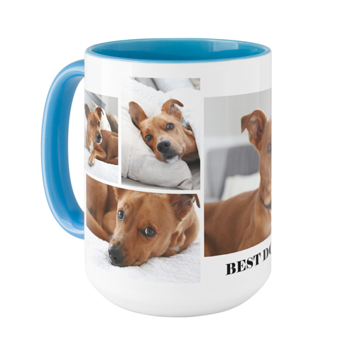 Gallery of Six Pets Mug, Light Blue,  , 15oz, Multicolor