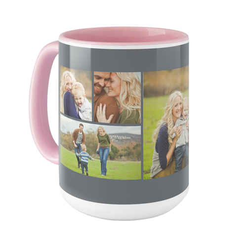 Gallery of Six Mug, Pink,  , 15oz, Multicolor